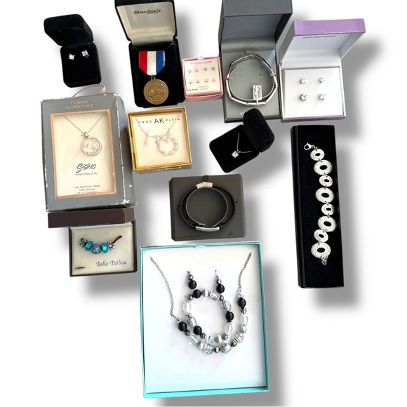 Jewelry Lot New in Boxes Bella Perlina Anne Klein Bracelets Necklaces Earrings - Picture 1 of 8